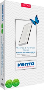 Фильтр 2 в 1 - VENTAcel с угольным фильтром для LP60/LPH60/AP902/AH902 (0,1 мкм)