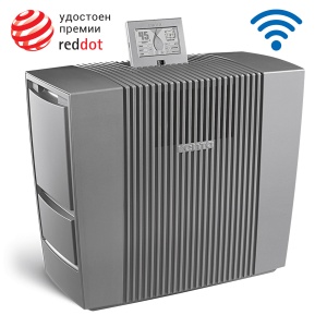 Увлажнитель-мойка воздуха с подключением к водопроводу Venta LW62 WiFi, серый