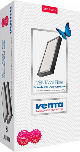 Фильтр тонкой очистки 2 шт PREMIUM VENTAcel H13 &amp;quot;Nelior&amp;quot; для LP60\LPH60\AP902\AH902 (0,07 мкм)